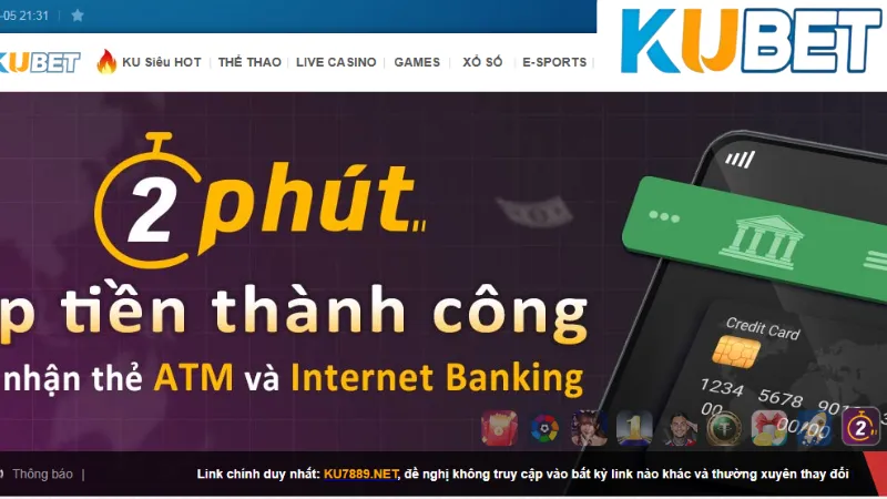 Giới Thiệu Nhà Cái KuBet - Trang Cá Cược Thể Thao, Casino Trực Tuyến 3 Trải nghiệm chơi game tại Ku bet